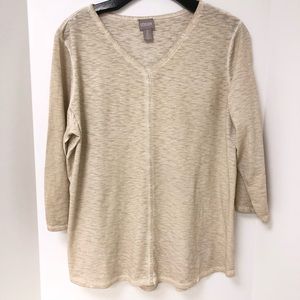 Chico’s knit 3/4 sleeve top